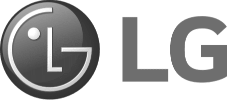 Logotipo de LG, marca global de tecnología y electrodomésticos, con un diseño limpio y reconocible que simboliza calidad y vanguardia.