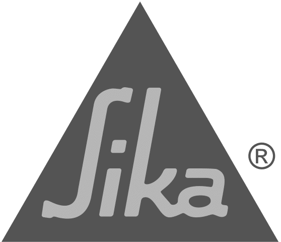 Logotipo de Sika AG, empresa especializada en soluciones químicas para la construcción y la industria, con un diseño simple y moderno.