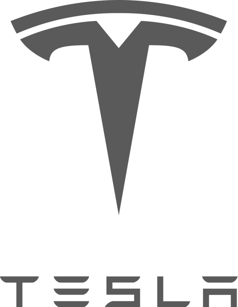 Logotipo de Tesla Motors, emblema de innovación en el sector automotriz con un diseño futurista que refleja su enfoque tecnológico.